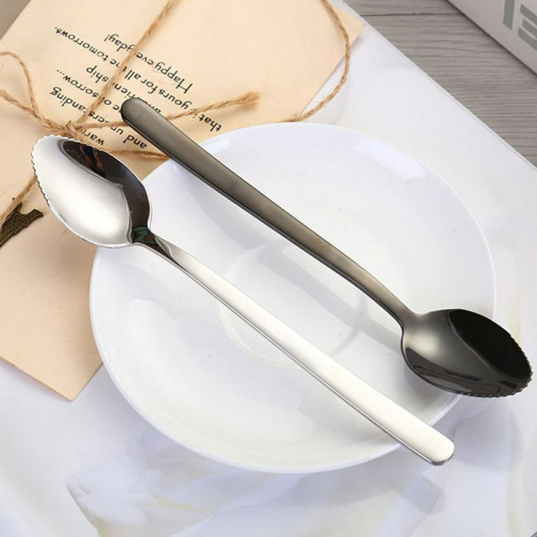 New Creative Stainless Steel Spoon Food Serving Scoop Home