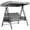 GY2, variant on Universal 3-Seater Patio Swing Canopy Replacement Cover, UV-Resistant Oxford Fabric Swing Top Cover for Outdoor Garden Swing (Swing Not Included)