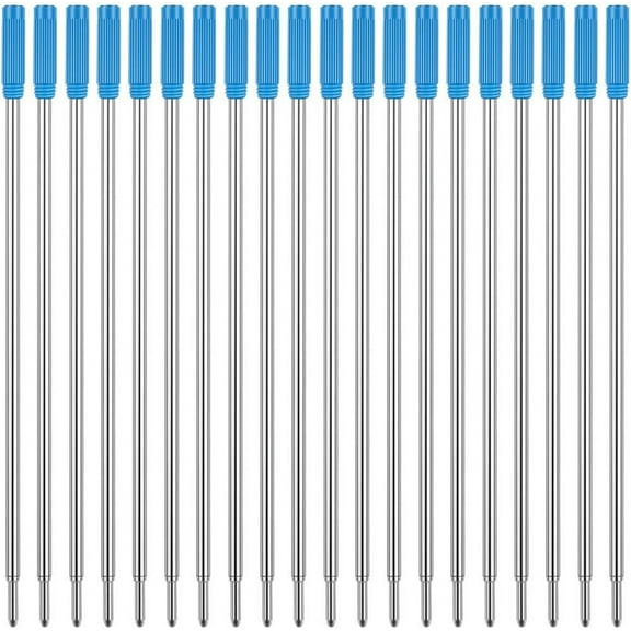 Cross Compatible Ballpoint Pen Refills 20 Pack, 1.0mm Medium Point- Smooth Writing Replaceable German Ink Refill