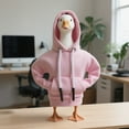 thumbnail image 1 of BotaniNest Desk Goose Outfits Hoodies Tabletop Goose Accessory Mini Porch Goose Costume, 1 of 4