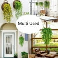 thumbnail image 6 of 4 pcs Artificial Hanging Plants- Fake Green Leaves Decoration, Faux Foliage Greenery Home Decor, 6 of 9