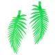 thumbnail image 1 of homedecorlover Acrílico Discoteca Pendiente Forma de hoja larga Earstuds verde Yuyangstore Pendiente de la mujer, 1 of 8