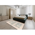 thumbnail image 4 of Ahgly Company Indoor Rectangle Abstract Sage Green Oriental Area Rugs, 5' x 7', 4 of 6