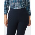 thumbnail image 4 of DressBarn Women's Black Plus Roz & Ali Pull On Secret Agent Pant, 4 of 6