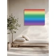 thumbnail image 5 of Rainbow Colors Ombre Cream Wall Art for Living Room,Canvas Picture Wall Decor for Bathroom Bedroom,Modern Abstract Art Aesthetics Painting Artwork for Office Kitchen Hallway Dining Room Decor 12"x16", 5 of 8