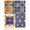 thumbnail image 2 of Augustus Pugin 14x18 Gold Ornate Wood Frame and Double Matted Museum Art Print Titled - Patterns for Diapering 5 (1846), 2 of 4