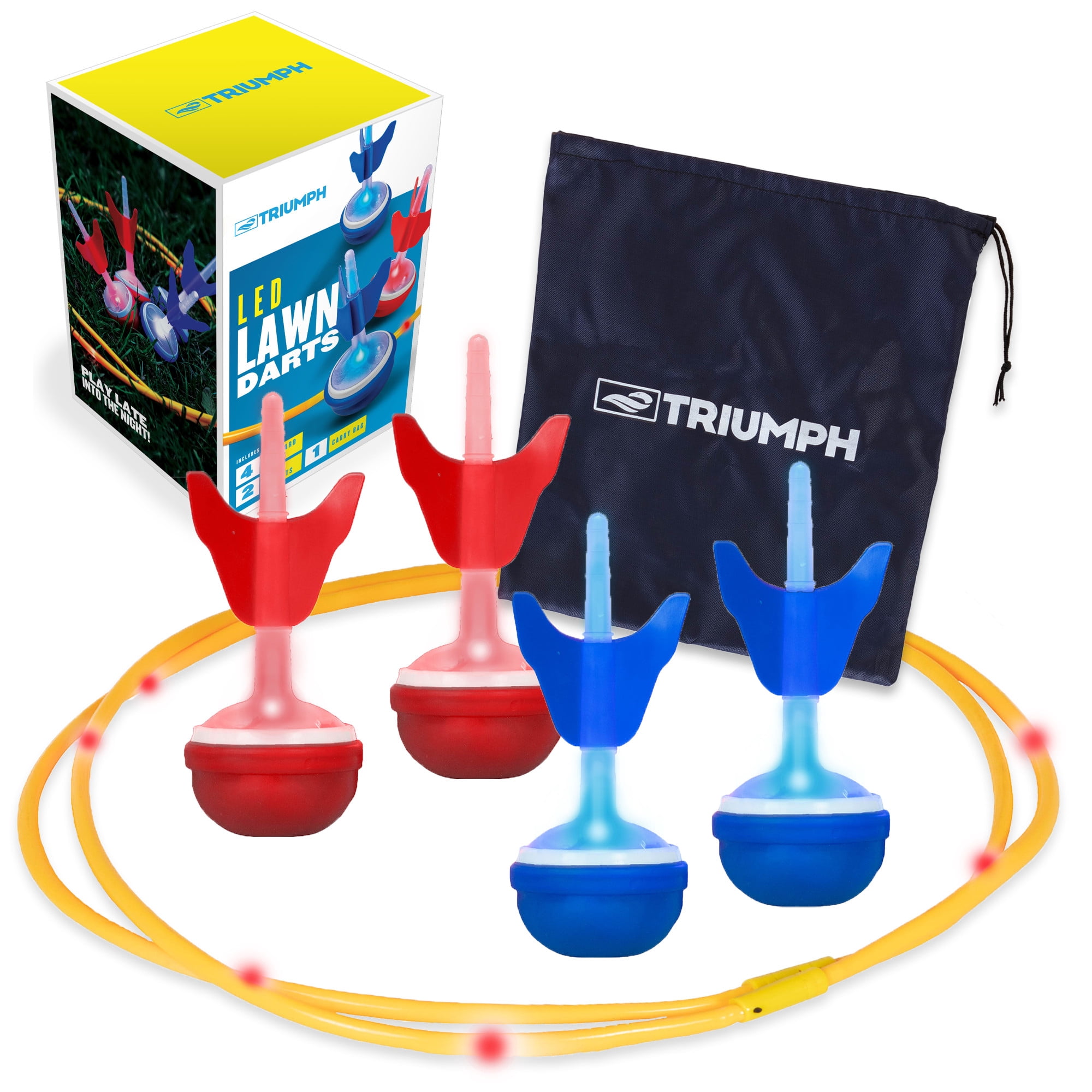 Triumph LED Backyard Darts with Two LED Targets with Four Light Features