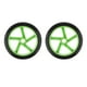 thumbnail image 1 of 2 piezas de ruedas para patinete eléctrico Pro Stunt Scooter, repuestos delanteros silenciosos Verde negro, 1 of 5