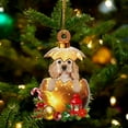 thumbnail image 4 of Christmas Ornaments Dog for Tree Decorations Christmas Cutouts Double Printed for Holiday Tree Party Home Decorations/ Pendant 2, 4 of 6