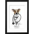 thumbnail image 2 of Medical Doctor Dog Framed Print Wall Art By Javier Brosch, 2 of 5