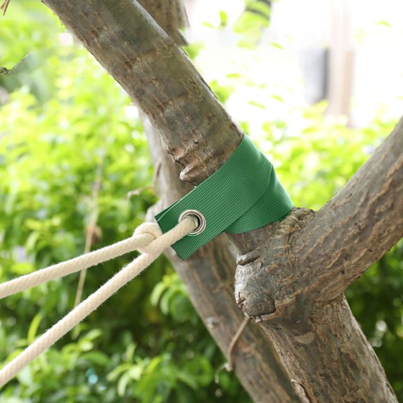 QUMIIRITY Para Árbol De Lona Resistente Soporte Para Jardín Color Oscuro