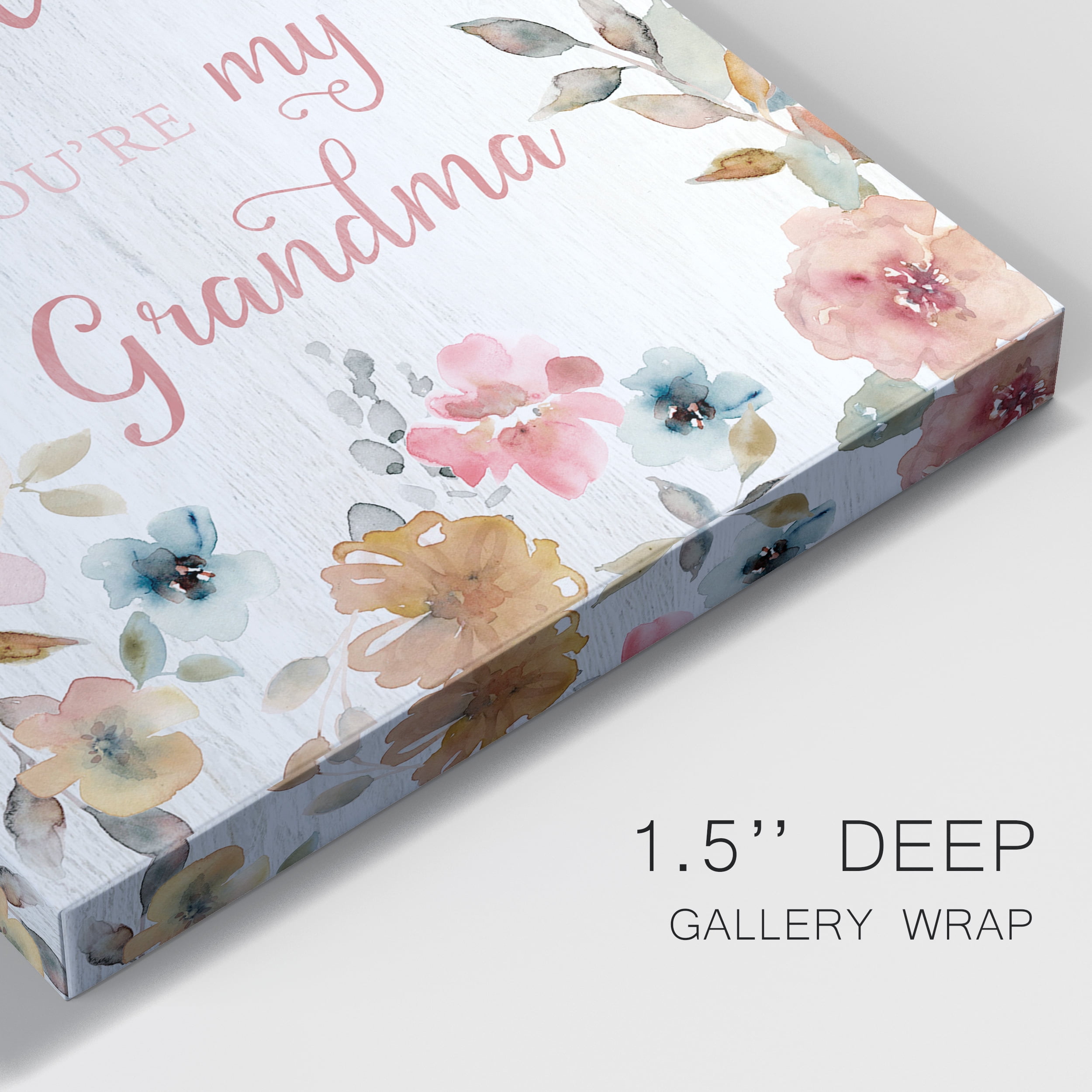 Love Grandma Premium Gallery Wrapped Canvas - Ready to Hang - 24 x 36