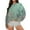 Mint Green, variant on Women's Floral Print Long Sleeve Casual Sweatshirt Stylish and Comfortable Pullover for All Seasons