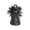 Black, variant on Amscan Festive Green Foil Balloon Weights – 6 Count