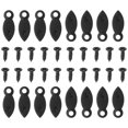 thumbnail image 1 of Uxcell 100Pcs Photo Frame Turn Button Fasteners 100Pcs Screws Picture Turn Backing Clips for Hanging Picture, Black, 1 of 6