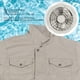 thumbnail image 3 of Ropa de Aire Acondicionado de Refrigeración Chaqueta de Refrigeración Equipada con Ventilador USB para Trabajo Al Aire Libre de Verano Pesca ANGGREK  Otros, 3 of 8