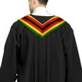 thumbnail image 4 of More design Graduation shawl Zimbabwe Flag & United States Flag Stole Sash Honor Study Aboard International Students, 4 of 10