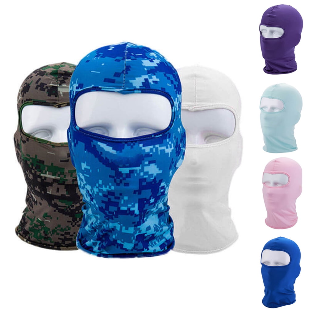 Balaclava Full Face Mask Poo Poo Wearing Sunglasses Windproof UV Protection Neck Hood Ski Mask for Motorcycle Cycling Outdoor Sports 