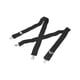 thumbnail image 2 of Tirantes Moda Todo fósforo Negro Ampliado Ajustable Hombres Adultos Pantalones Correas Tirantes, 2 of 5