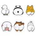 thumbnail image 1 of Juego de broches con divertidos dibujos animados de animales de dibujos animados, pato Corgi Panda T, 1 of 2