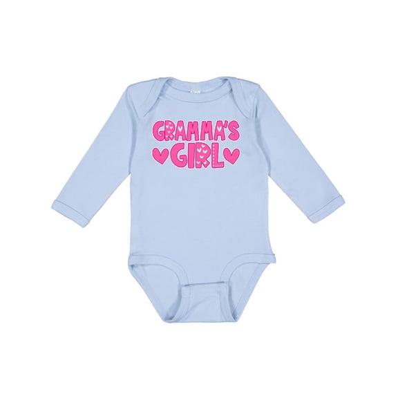 Inktastic Gramma's Granddaughter Gift Girls Long Sleeve Baby Bodysuit
