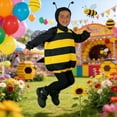 thumbnail image 2 of JIAYUE Boys Outfit Sets O-Neck Long Sleeve Cute Cartoon Animal Bodysuit Hat For Kids Playful Performance Suitable For Stage Shows And Dress Up Versatile Children Clothes Suits, 2 of 5