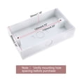 thumbnail image 3 of Unique Bargains Wall Switch Box Electrical Outlet Surface Mount Cassette Single Gang 146mm 2pcs, 3 of 3