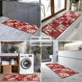 thumbnail image 2 of Red Christmas Patchwork Pattern Kitchen Rug Mat,Kitchen Runner Rugs Non Skid Washable,Decorative Kitchen Floor Mats for Kitchen,Sink,Laundry,17"X47", 2 of 5