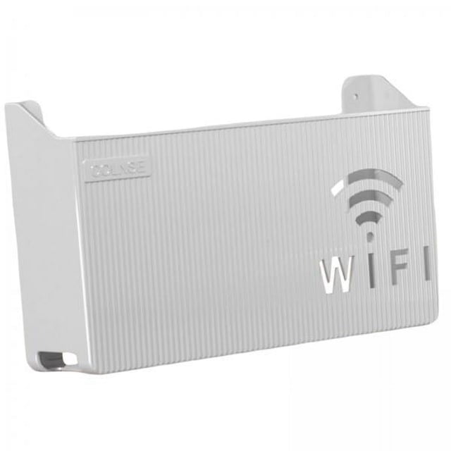 3x Estante de Plástico para Colgar en La Pared, Fácil de Instalar, Estantes, Soporte de Cable, Organizador, para Tablero de Enchufe, Dormitorio , GRIS 3 piezas