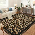 thumbnail image 5 of Zebra Print Area Rug Multicolor 13, Non-Slip Rubber Backing, Machine, 5 of 20