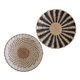 thumbnail image 1 of Cuencos colgantes tejidos, bandejas artesanales, tapices decorativos, cestas colgantes Negro 20cm Blanco 30cm, 1 of 9