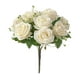 thumbnail image 4 of Ramo de rosas simuladas con hierba persa. Flores y plantas. Blanco, 4 of 9
