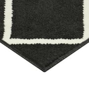 Mainstays Diamond Indoor Area Rug, Charcoal, 59 in x 78 in