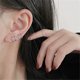 thumbnail image 1 of 2026 Women earring girl stud ear Drop IFMIA Vintage Snake Charm Gold Round Ear Clips Trend Ear Cuffs Vale, 1 of 5