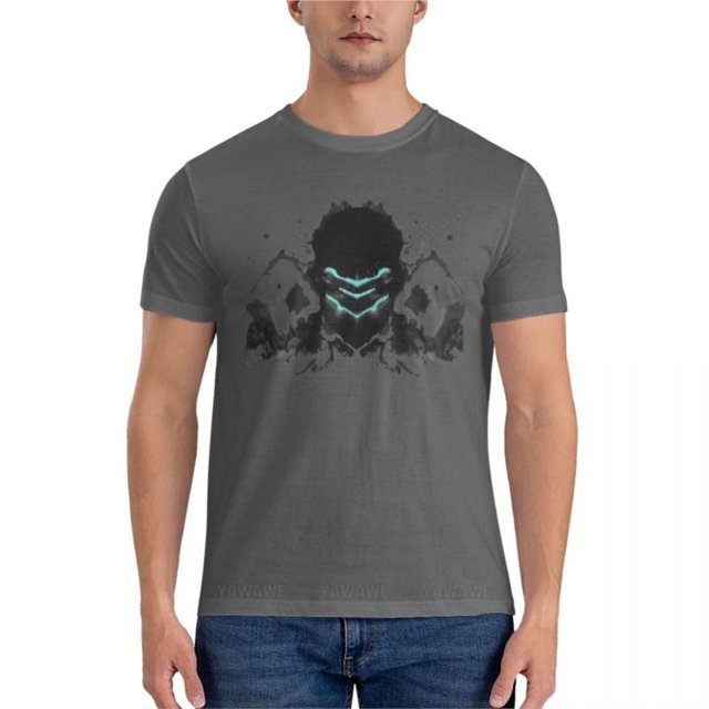 Camiseta de cuello redondo para hombre camiseta esencial espacial muerta camisetas bonitas para el sudor camisetas de manga corta para hombre grandes y altos