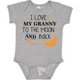 thumbnail image 3 of Inktastic I Love My Granny to the Moon and Back Boys or Girls Baby Bodysuit, 3 of 5