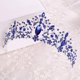 thumbnail image 3 of Corona barroca con encanto de diamantes de imitación, diadema de princesa reina para novia, para boda, fiesta, cumpleaños (azul), 3 of 5