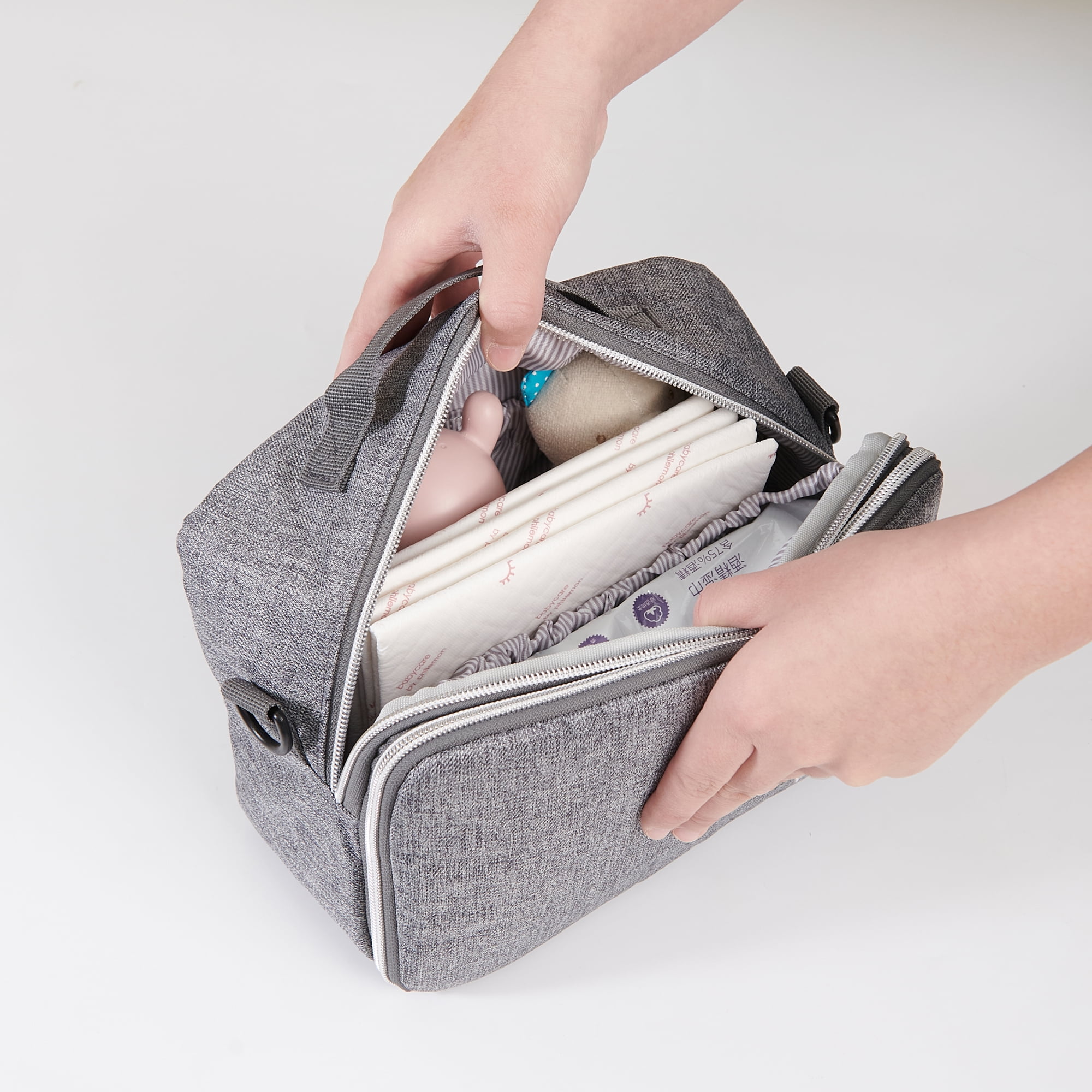 Sunveno Diaper Bag with Water-Resistant, Portable Changing Pad, 1 Count
