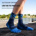 thumbnail image 3 of AONIJIE E4846 Sports Long Five-finger Socks Warm and Breathable Terry Socks Suitable for Mountaineering and Cross-country Hiking, 3 of 20