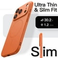 thumbnail image 2 of JETech Magnetic Slim Case for iPhone 17 Pro Max 6.9-Inch, Compatible with MagSafe, Ultra-Thin Lightweight Minimalist Phone Cover with Matte Finish and Full Camera Lens Protection (Orange), 2 of 6
