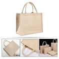 thumbnail image 4 of Bolsa de arpillera, bolsa de compras, bolsa de almacenamiento, bolsa de yute para ocio, bolsa portátil para uso diario, 4 of 6