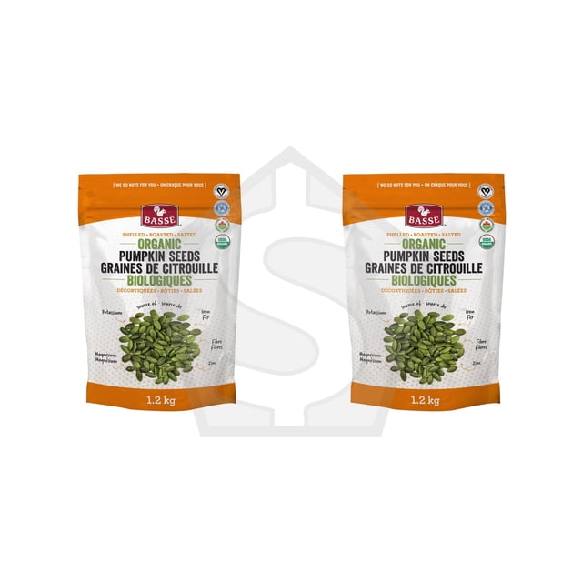 Bass Graines de Citrouille Biologiques - Lot de 2