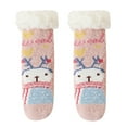 thumbnail image 2 of AURIGATE Clearance! Baby Non Slip Socks Toddler Boys Girls Solid Color Cartoon Socks Keep Warm Plush Kids Soft Non-slip Indoor Toddler Socks, 2 of 5