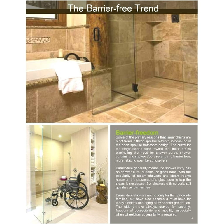 Standard Linear Drain Shower Tray Extension 24