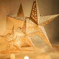 thumbnail image 2 of Rejilla colgante para ventana con forma de estrella hueca de Navidad de 30 a 75 cm, decoración navideña para el hogar, pantalla de papel 2024, regalo de boda y Navidad, 2 of 5