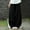 Black, variant on Outfmvch Linen Pants Women Summer Beach Vacation Clothes Long Lounge Travel Pants Wide Leg Linen Pants Flowy Wide Leg Drawstring High Waist Drawstring Elastic Waist Gaucho Pant Black M-2XL