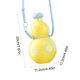 thumbnail image 3 of Botella de agua de 880 ml con forma de calabaza, correa ajustable, a prueba de fugas, plástico de grado alimenticio, gran capacidad para deportes al aire libre, senderismo, gimnasio, ciclismo, 3 of 7