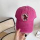 thumbnail image 1 of Gorra de béisbol con visera para mujer, gorro con visera, suave, ajustable, cara pequeña, color rosa, 1 of 4