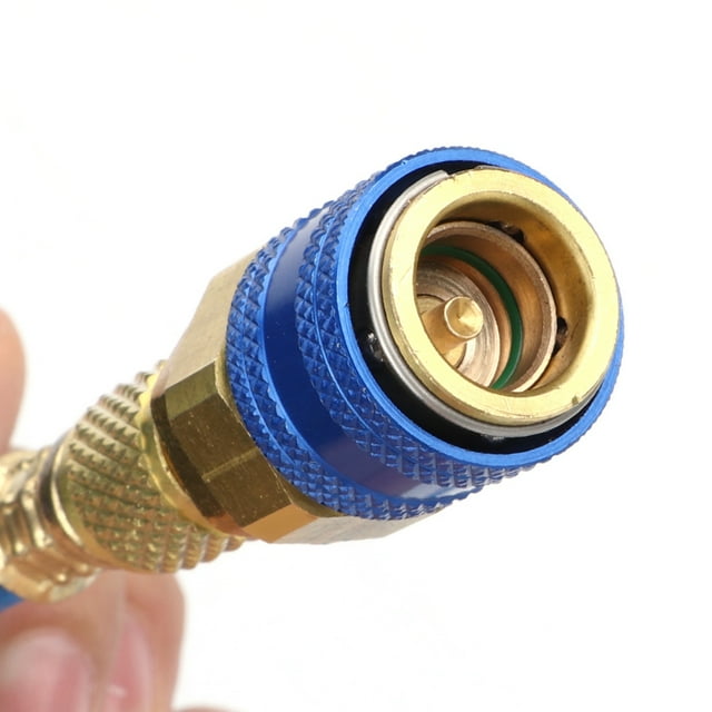 Refrigerant Charging Pipe Gauge R134A Charge Hose for R134A R12 R22 Vehicles Stable Performance Convenient Installation