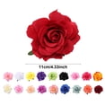 thumbnail image 2 of Rose Clips Red Hairpins Women,Bridal Dancer Wedding Birthday Daily Barrette Accessories,Rose Clips Red Hairpins for Women,Fashion Hair Clips for Styling,Cute Rose Hairpins,Non-Slip(White), 2 of 8